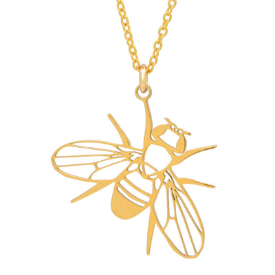 Drosophila Fruit Fly Necklace