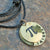 Pi to 35 Decimals Necklace - Brass